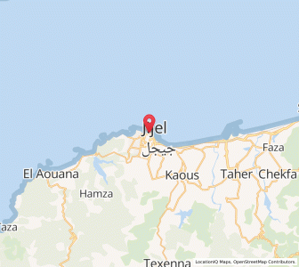 Carte : Jijel