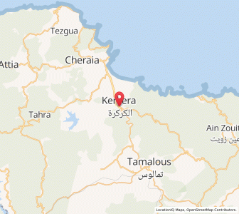 Carte : Kerkera, Skikda