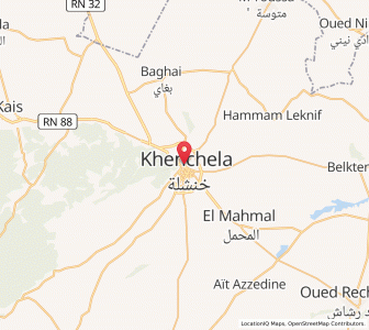 Carte : Khenchela