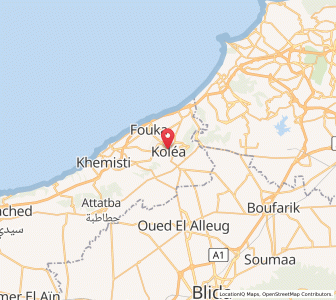 Carte : Kolea, Tipaza