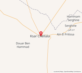 Carte : Ksar Chellala, Tiaret
