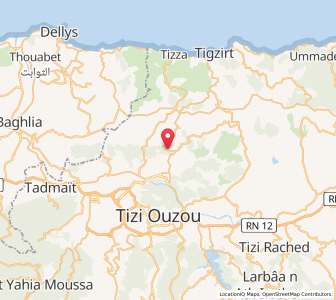 Carte : Makouda, Tizi Ouzou