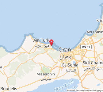 Carte : Mers el Kebir, Oran