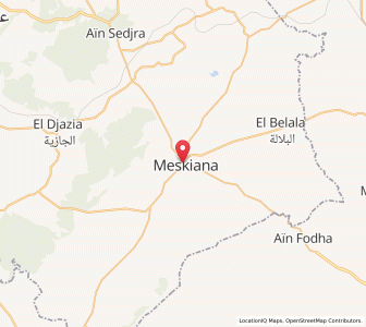 Carte : Meskiana, Oum El Bouaghi