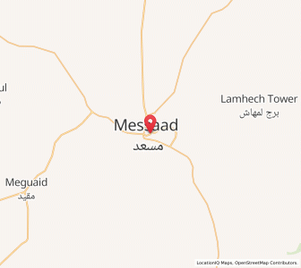 Carte : Messaad, Djelfa