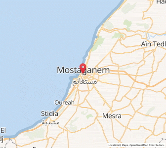Carte : Mostaganem