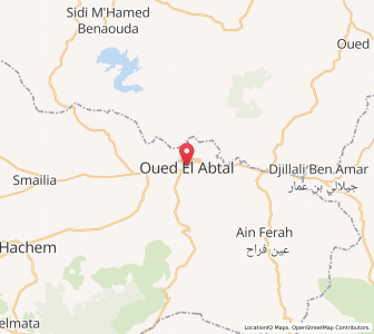 Carte : Oued el Abtal, Mascara