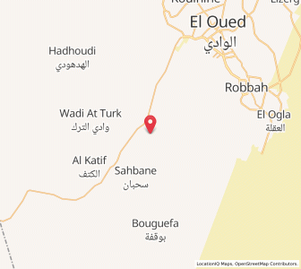Carte : Oued el Alennda, El Oued