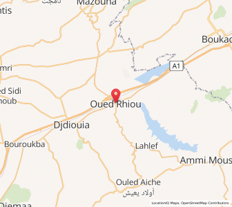 Carte : Oued Rhiou, Relizane