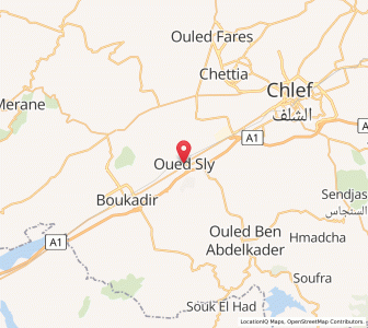 Carte : Oued Sly, Chlef