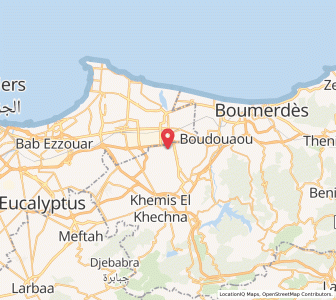 Carte : Ouled Haddaj, Boumerdès