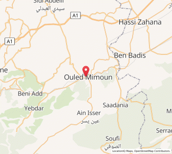 Carte : Ouled Mimoun, Tlemcen