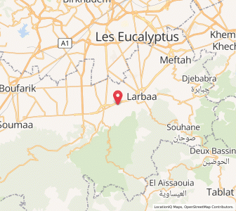 Carte : Ouled Slama Fouaga, Blida
