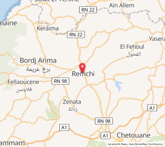 Carte : Remchi, Tlemcen