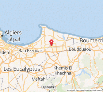 Carte : Rouiba, Alger