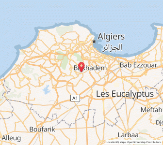 Carte : Saoula, Alger