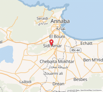 Carte : Sidi Amar, Annaba