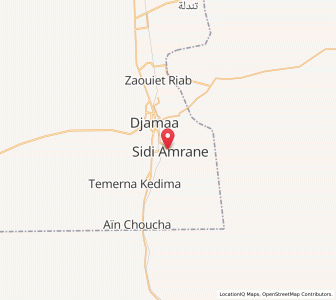 Carte : Sidi Amrane, El M’Ghair