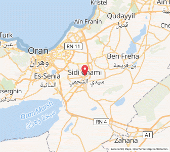 Carte : Sidi ech Chahmi, Oran
