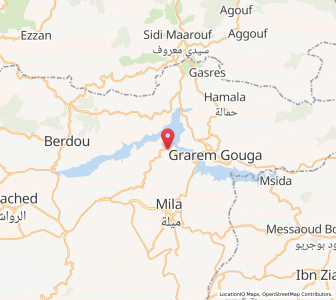 Carte : Sidi Mérouane, Mila