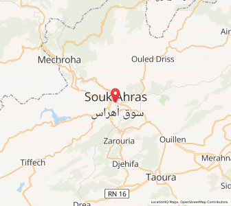 Carte : Souk Ahras