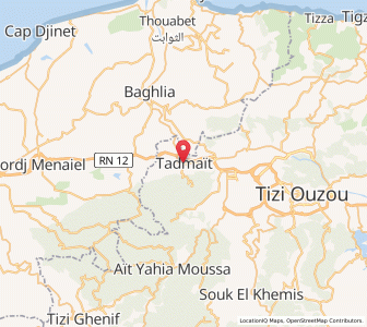 Carte : Tadmaït, Tizi Ouzou