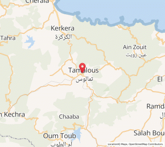 Carte : Tamalous, Skikda