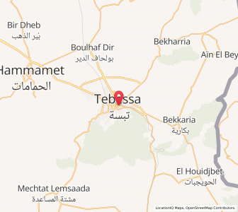 Carte : Tébessa