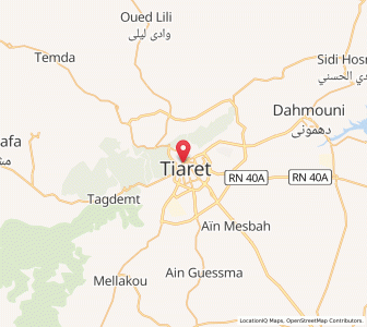 Carte : Tiaret