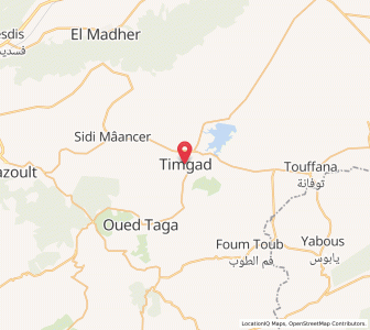 Carte : Timgad, Batna