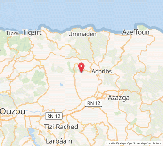 Carte : Timizart, Tizi Ouzou