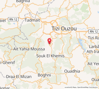 Carte : Tirmitine, Tizi Ouzou