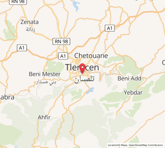 Carte : Tlemcen