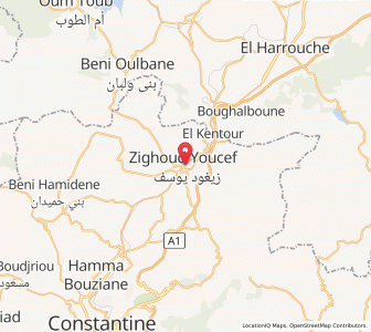 Carte : Zighout Youcef, Constantine