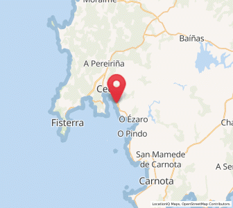 Map of A Ameixenda, Galicia