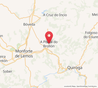 Map of A Pobra do Brollon, Galicia
