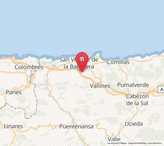 Map of Abaño, Cantabria