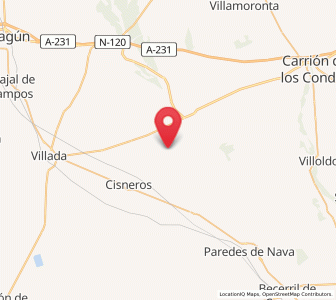Map of Abastillas, Castille and León
