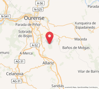 Map of Abeledo, Galicia
