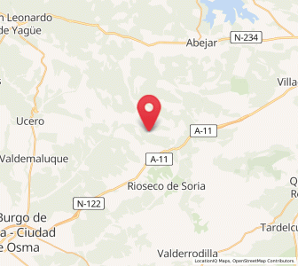 Map of Abioncillo, Castille and León