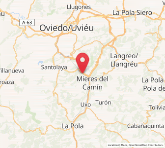 Map of Ablaña de Arriba, Asturias