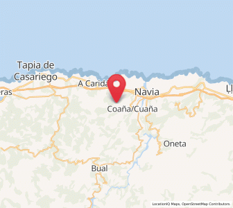 Map of Ablanedo, Asturias
