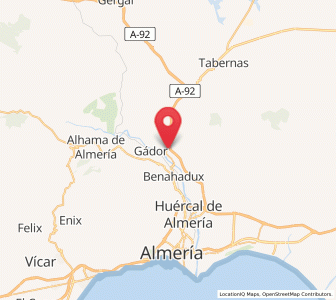 Map of Abriojal, Andalusia
