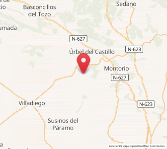 Map of Acedillo, Castille and León