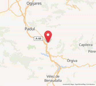 Map of Acequias, Andalusia
