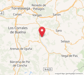Map of Acereda, Cantabria