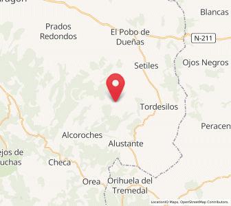Map of Adobes, Castille-La Mancha