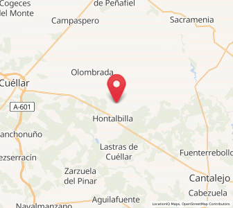 Map of Adrados, Castille and León