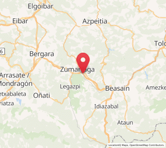 Map of Aeta, Basque Country