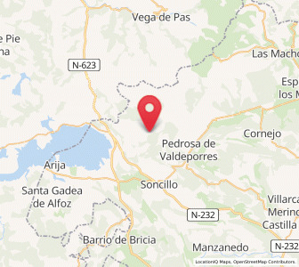 Map of Ahedo de las Pueblas, Castille and León